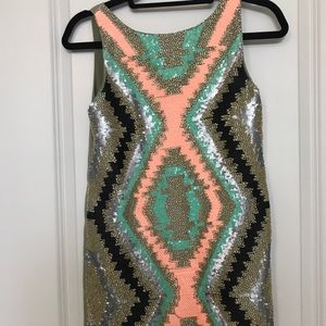 English Rose Petite Sequined Dress